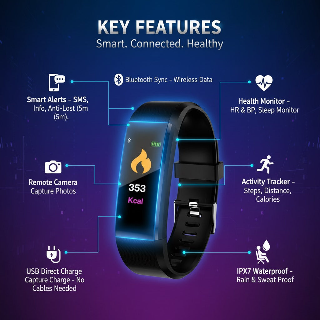 Runiq FitBee Kids Smart Fitness Tracker