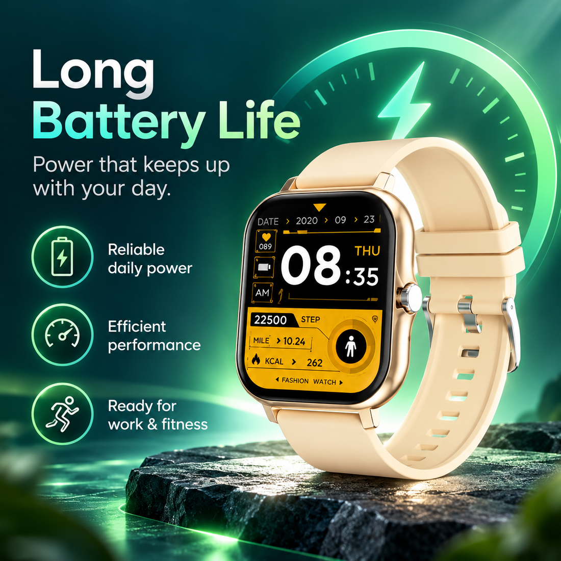 Runiq Vertex S1 Smart Fitness Watch