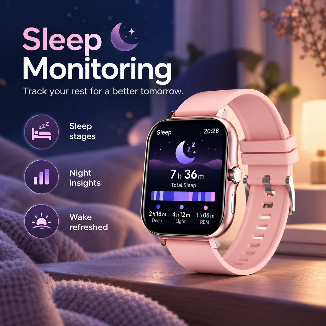 Runiq Vertex S1 Smart Fitness Watch