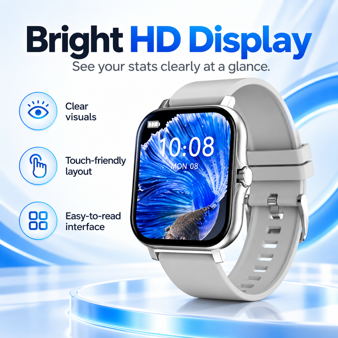 Runiq Vertex S1 Smart Fitness Watch