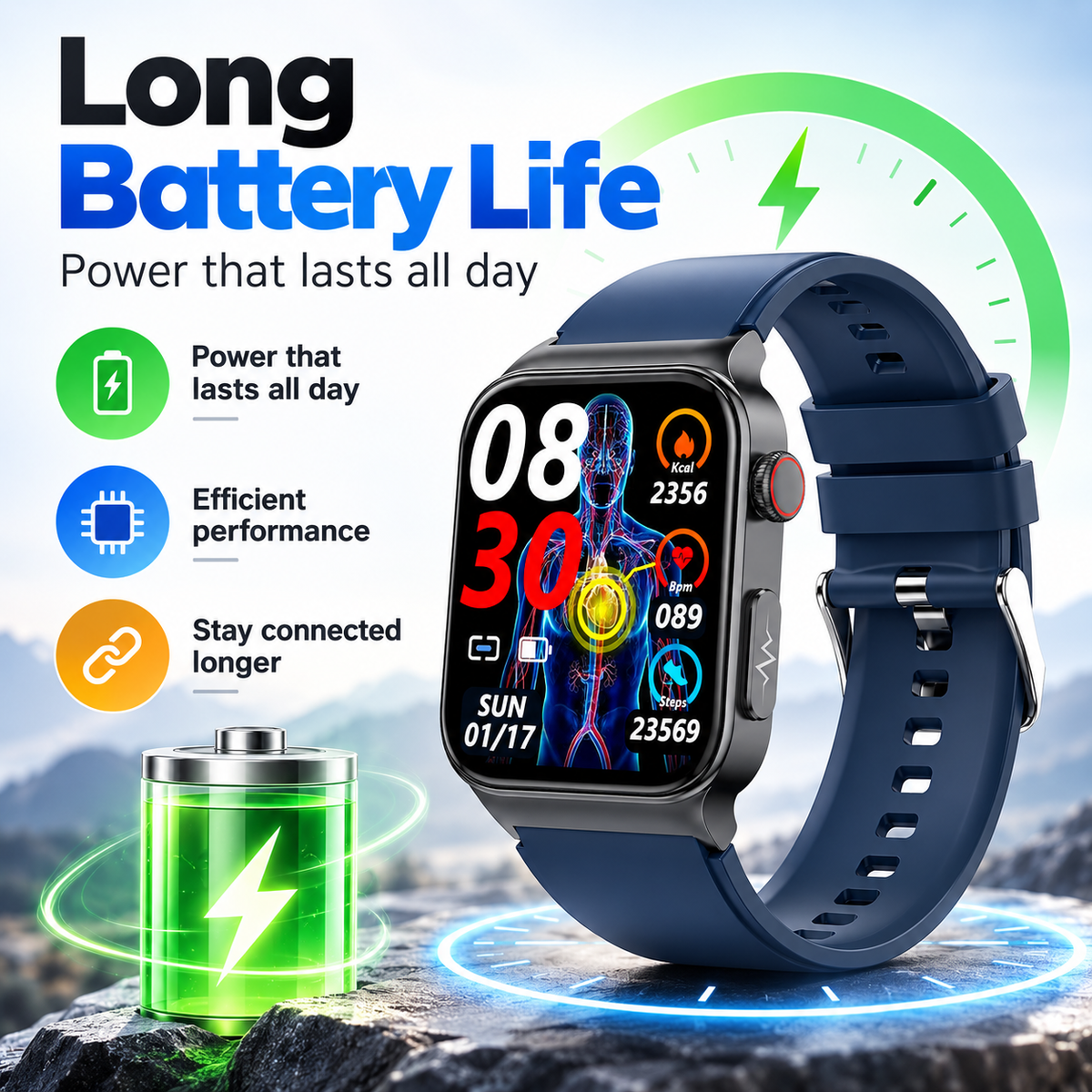 Runiq Vital X Smartwatch