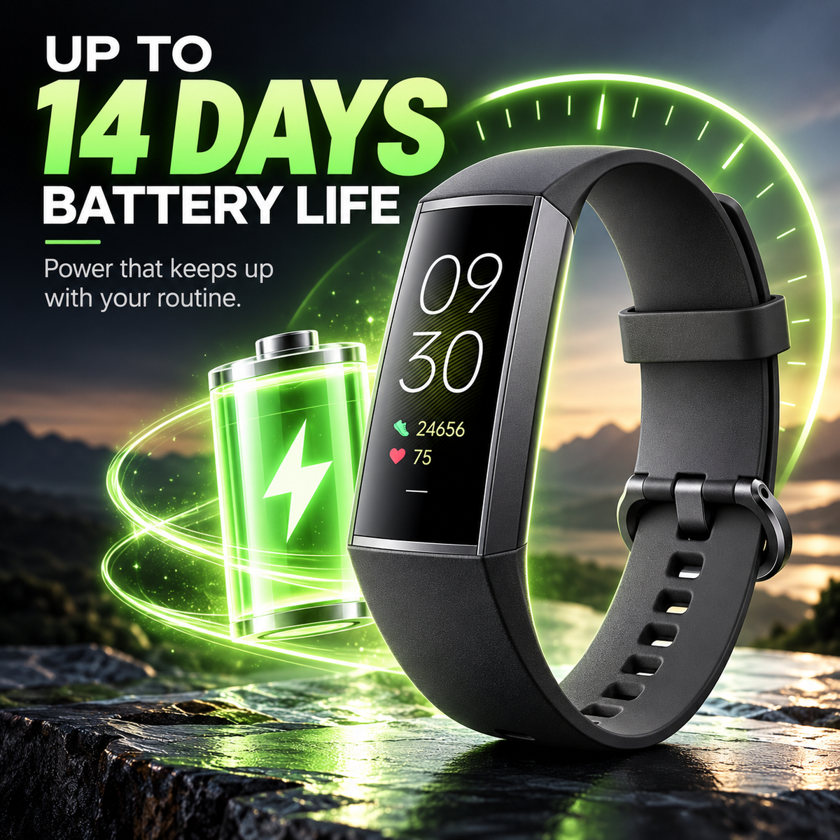 Runiq Lumen Amoled Pro Smart Band