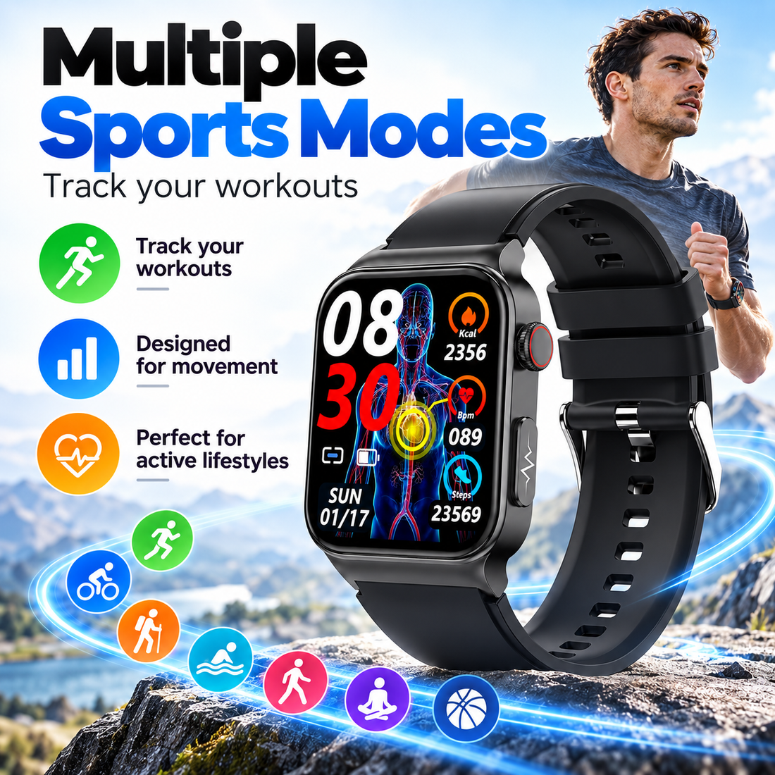 Runiq Vital X Smartwatch