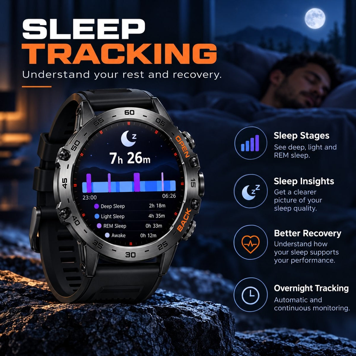 Runiq IronPeak X1 Rugged Smartwatch