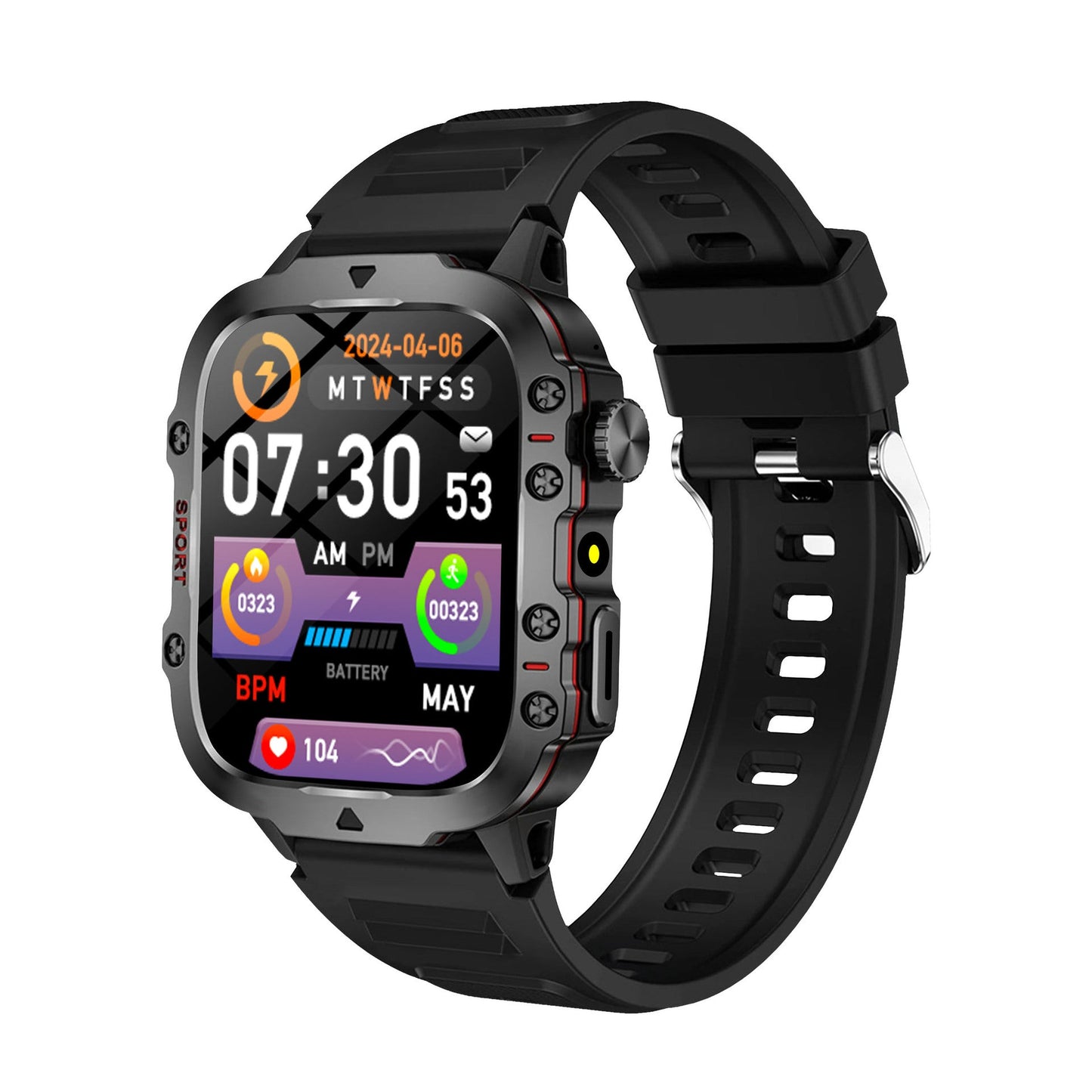 Runiq IronRidge Waterproof GPS Military Smartwatch