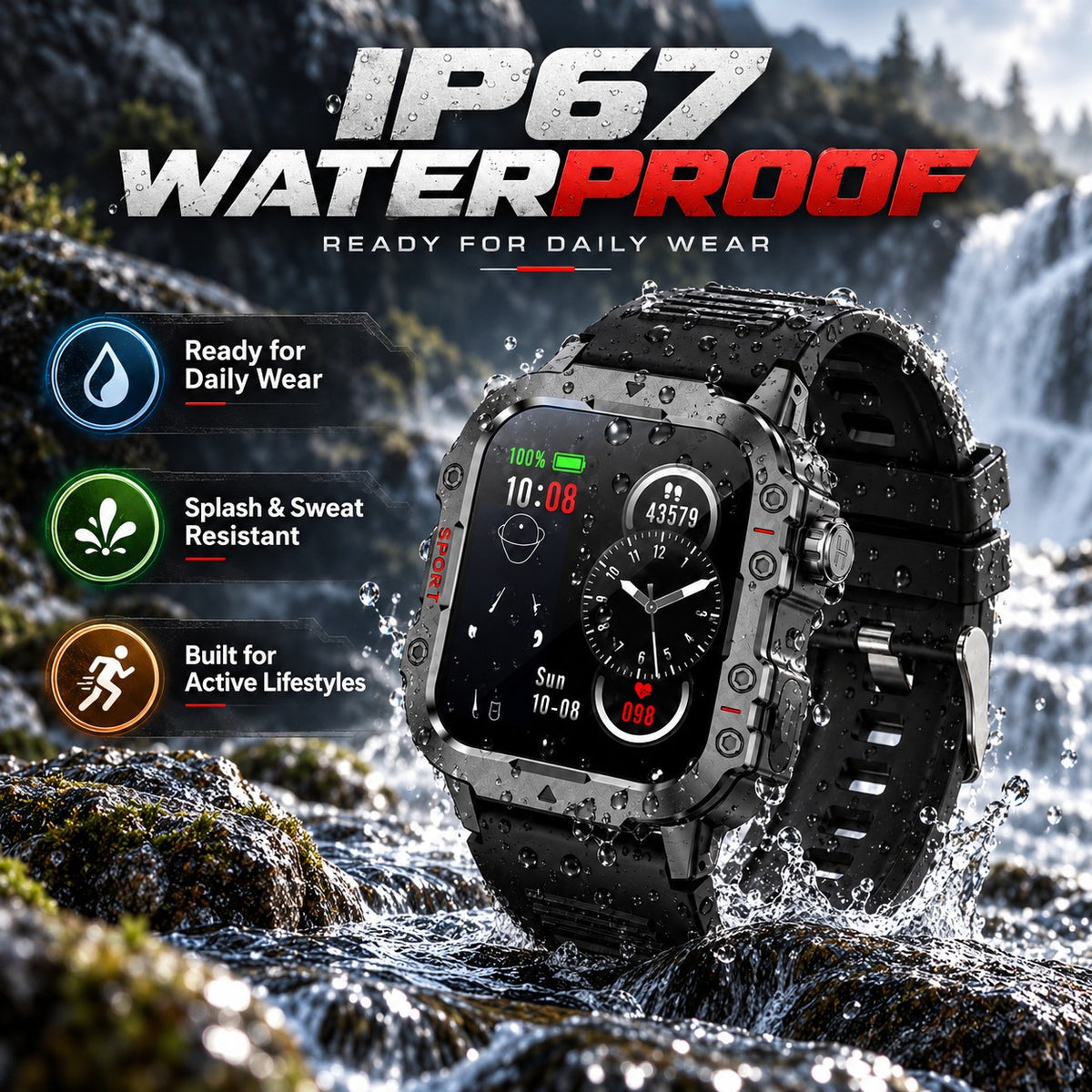 Runiq Strike Pro - IP67 waterproof